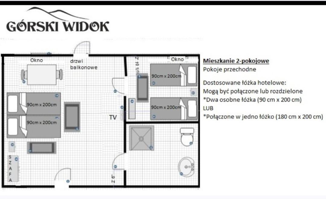 Gorski Widok Karpacz Apartamenty I Pokoje- Salon Kominkowy Exterior photo
